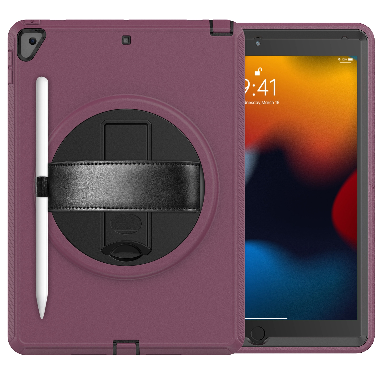 For iPad 10.2 2021/2020/2019 / Pro 10.5 / Air 10.5 2018/2019 Shockproof TPU + PC Tablet Case(Black+Rose Red) For iPad 10.2 2021/2020/2019 / Pro 10.5 / Air 10.5 2018/2019 Shockproof TPU + PC Tablet Case(Black+Rose Red)