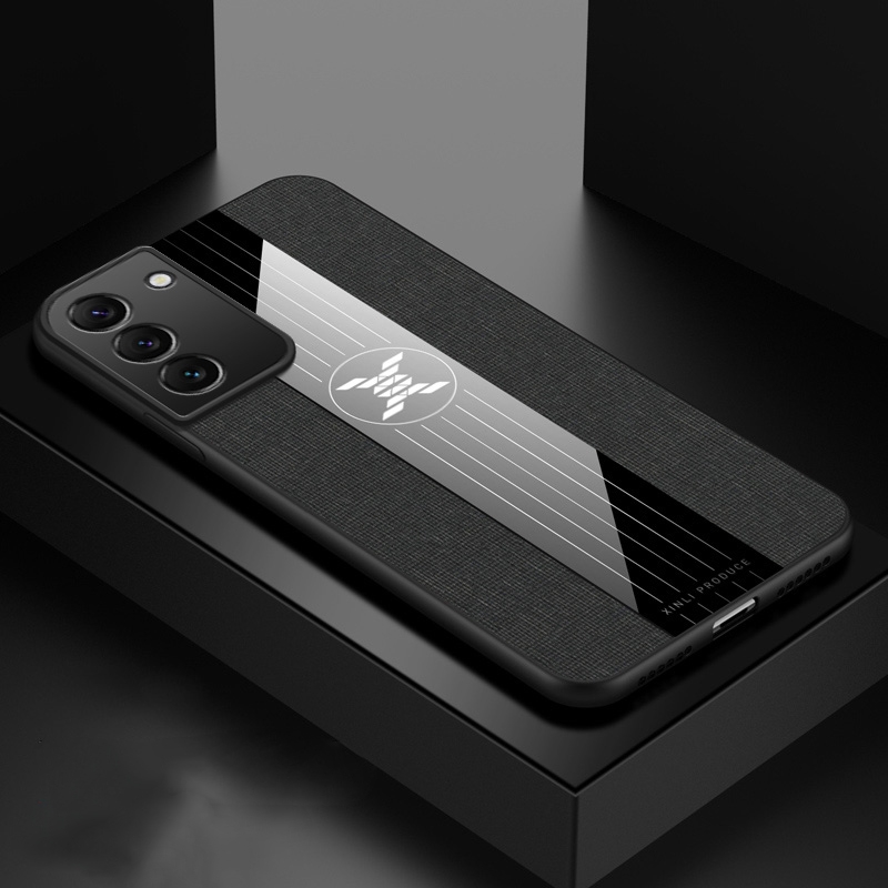 For Samsung Galaxy S22 5G XINLI Stitching Cloth Textue Shockproof TPU Phone Case(Black) For Samsung Galaxy S22 5G XINLI Stitching Cloth Textue Shockproof TPU Phone Case(Black)