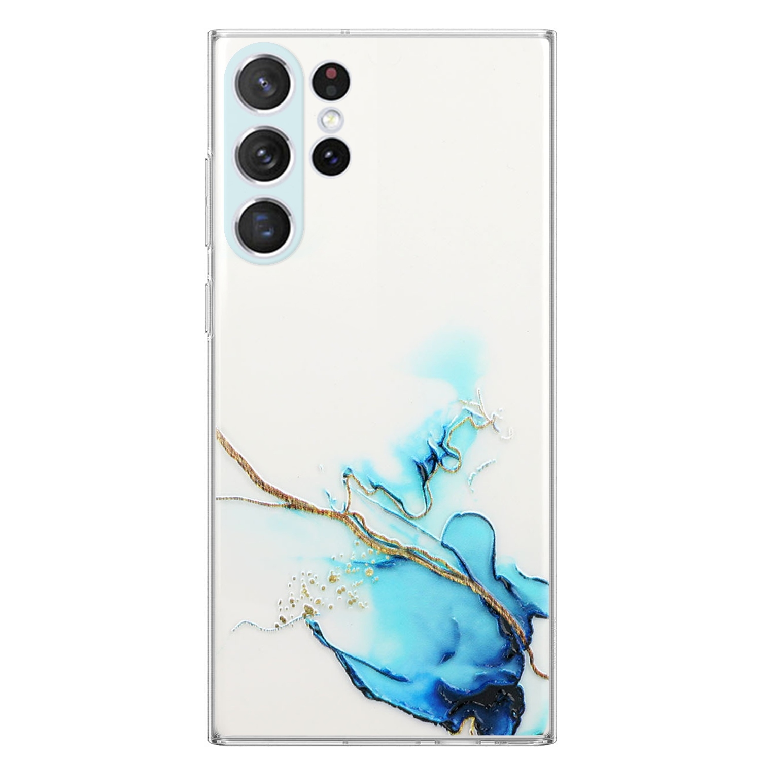 For Samsung Galaxy S23 Ultra 5G Hollow Marble Pattern TPU Precise Hole Phone Protective Case(Blue) For Samsung Galaxy S23 Ultra 5G Hollow Marble Pattern TPU Precise Hole Phone Protective Case(Blue)