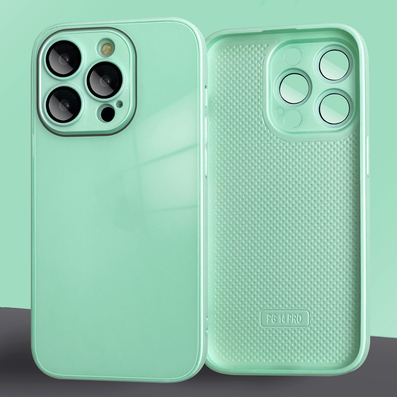 For iPhone 11 Pro 9D Tempered Glass Phone Case(Green) For iPhone 11 Pro 9D Tempered Glass Phone Case(Green)