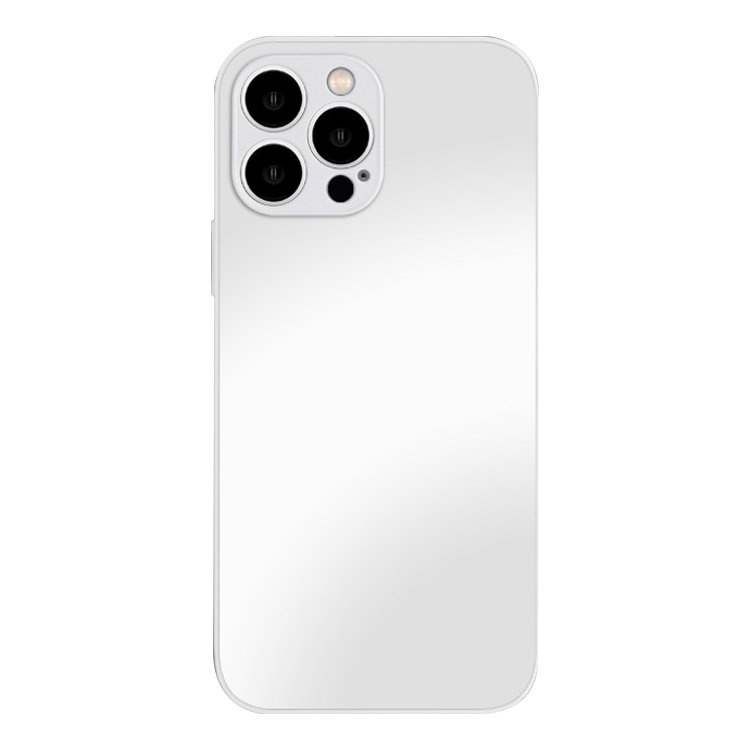 For iPhone 14 Pro AG Frosted Tempered Glass Phone Case(White) For iPhone 14 Pro AG Frosted Tempered Glass Phone Case(White)