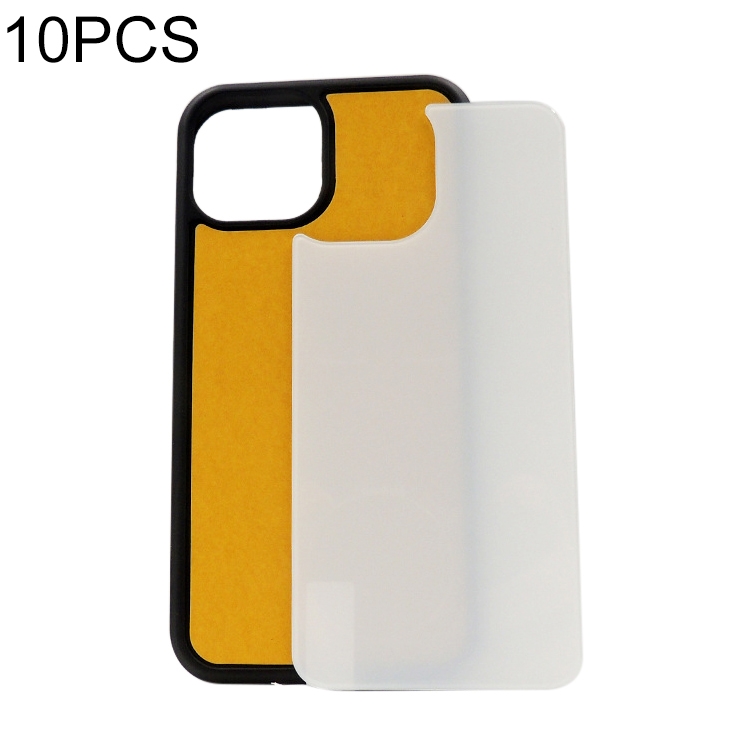 For iPhone 13 Pro Max 10pcs Thermal Transfer Glass Phone Case(Black) For iPhone 13 Pro Max 10pcs Thermal Transfer Glass Phone Case(Black)