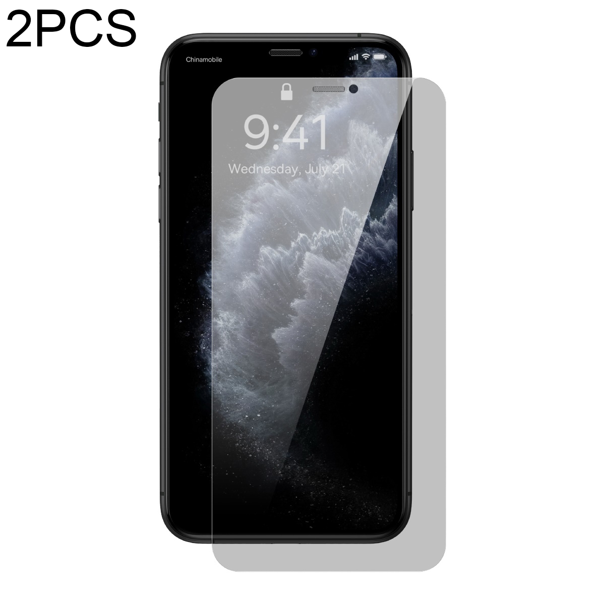 For iPhone XS Max/11 Pro Max 2pcs Baseus 0.3mm Crystal Peep-proof Explosion-proof Tempered Glass Film For iPhone XS Max/11 Pro Max 2pcs Baseus 0.3mm Crystal Peep-proof Explosion-proof Tempered Glass Film
