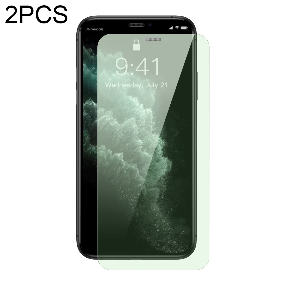 For iPhone X/XS/11 Pro 2pcs Baseus 0.3mm Crystal Explosion-proof Anti Blue-ray Tempered Glass Film For iPhone X/XS/11 Pro 2pcs Baseus 0.3mm Crystal Explosion-proof Anti Blue-ray Tempered Glass Film