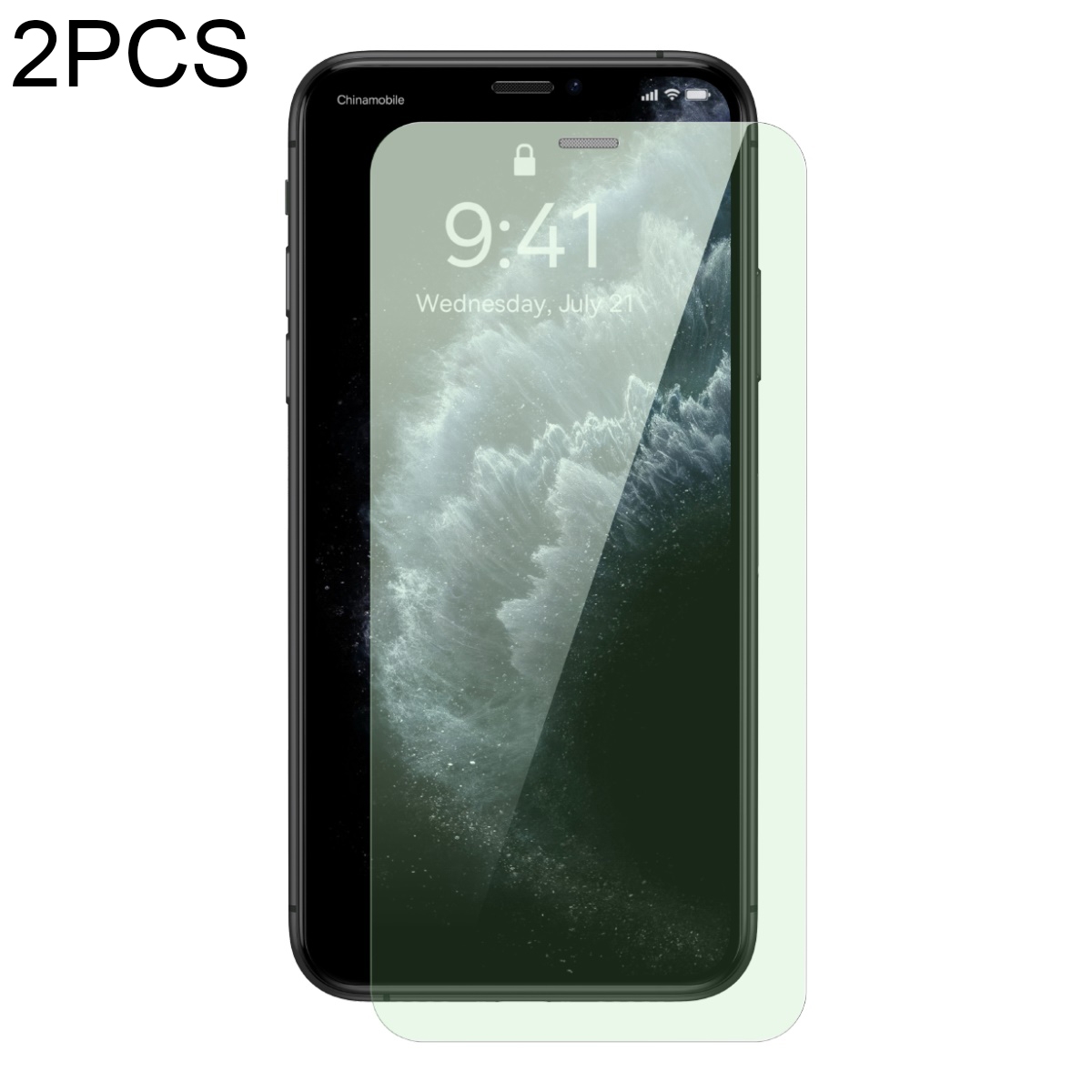 For iPhone XS Max/11 Pro Max 2pcs Baseus 0.3mm Crystal Explosion-proof Anti Blue-ray Tempered Glass Film For iPhone XS Max/11 Pro Max 2pcs Baseus 0.3mm Crystal Explosion-proof Anti Blue-ray Tempered Glass Film