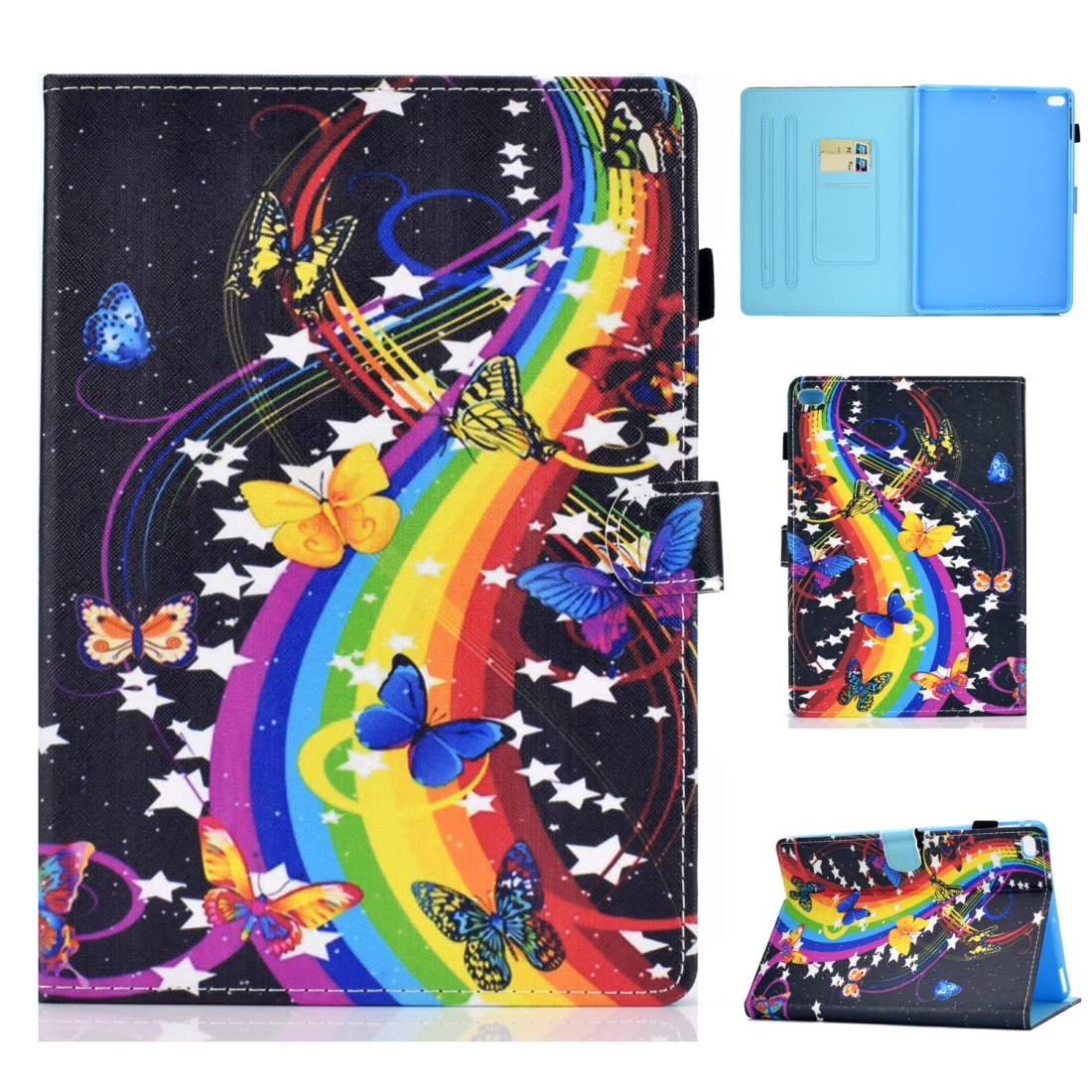 For iPad 9.7 Horizontal TPU Painted Flat Feather Case Anti-skid strip with Sleep Function & Pen Cover & Card Slot & Holder(Music Butterfly) For iPad 9.7 Horizontal TPU Painted Flat Feather Case Anti-skid strip with Sleep Function & Pen Cover & Card Slot & Holder(Music Butterfly)