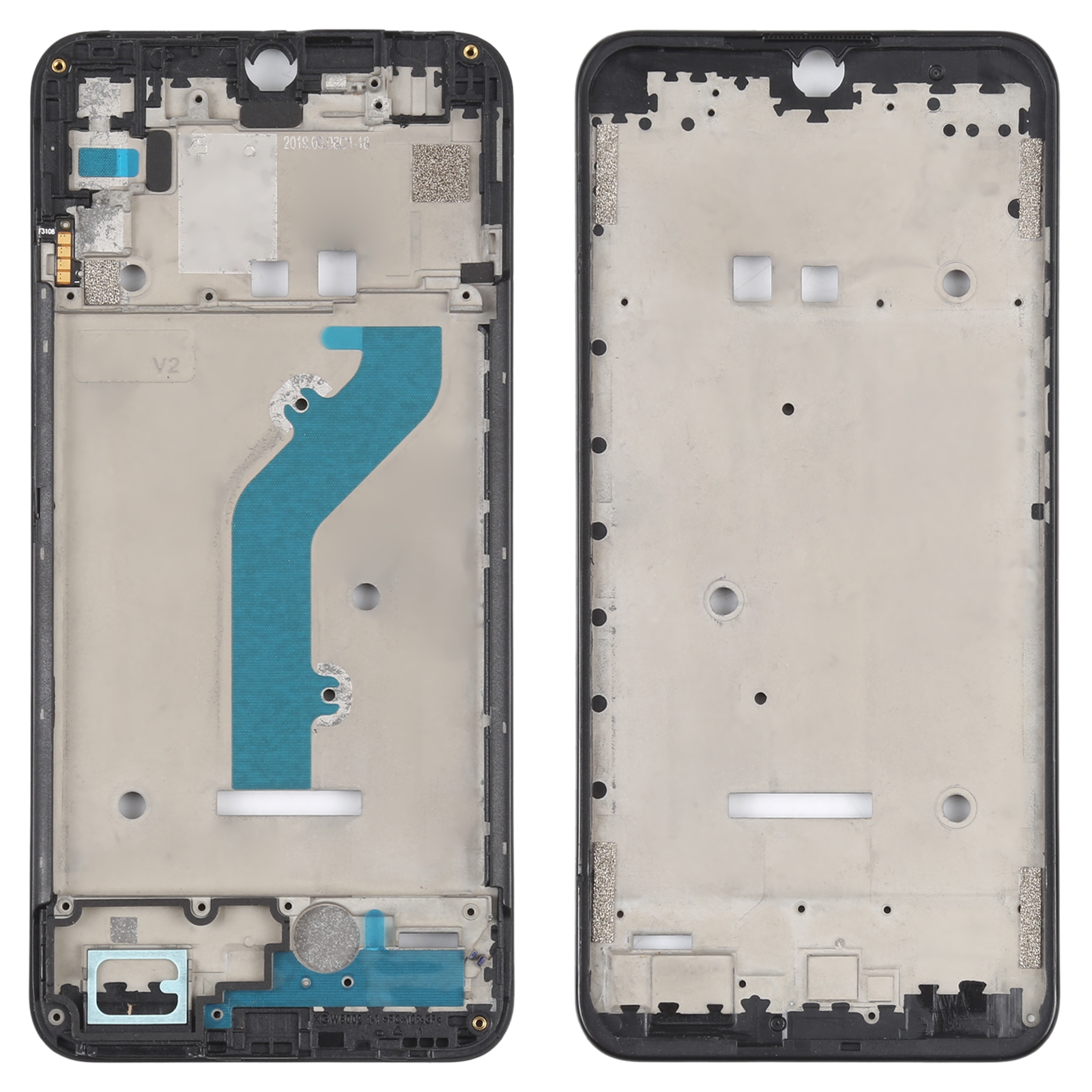 For itel S15 Front Housing LCD Frame Bezel Plate