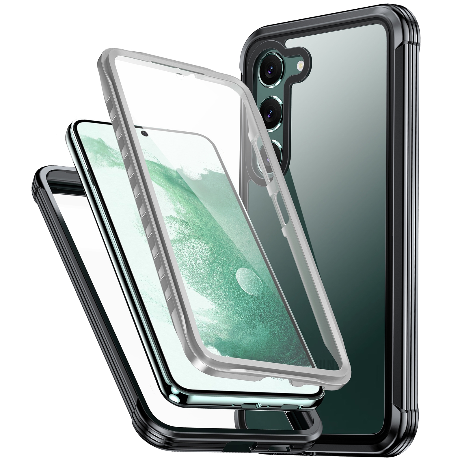 For Samsung Galaxy S23+ 5G RedPepper Transparent Shockproof Phone Case For Samsung Galaxy S23+ 5G RedPepper Transparent Shockproof Phone Case