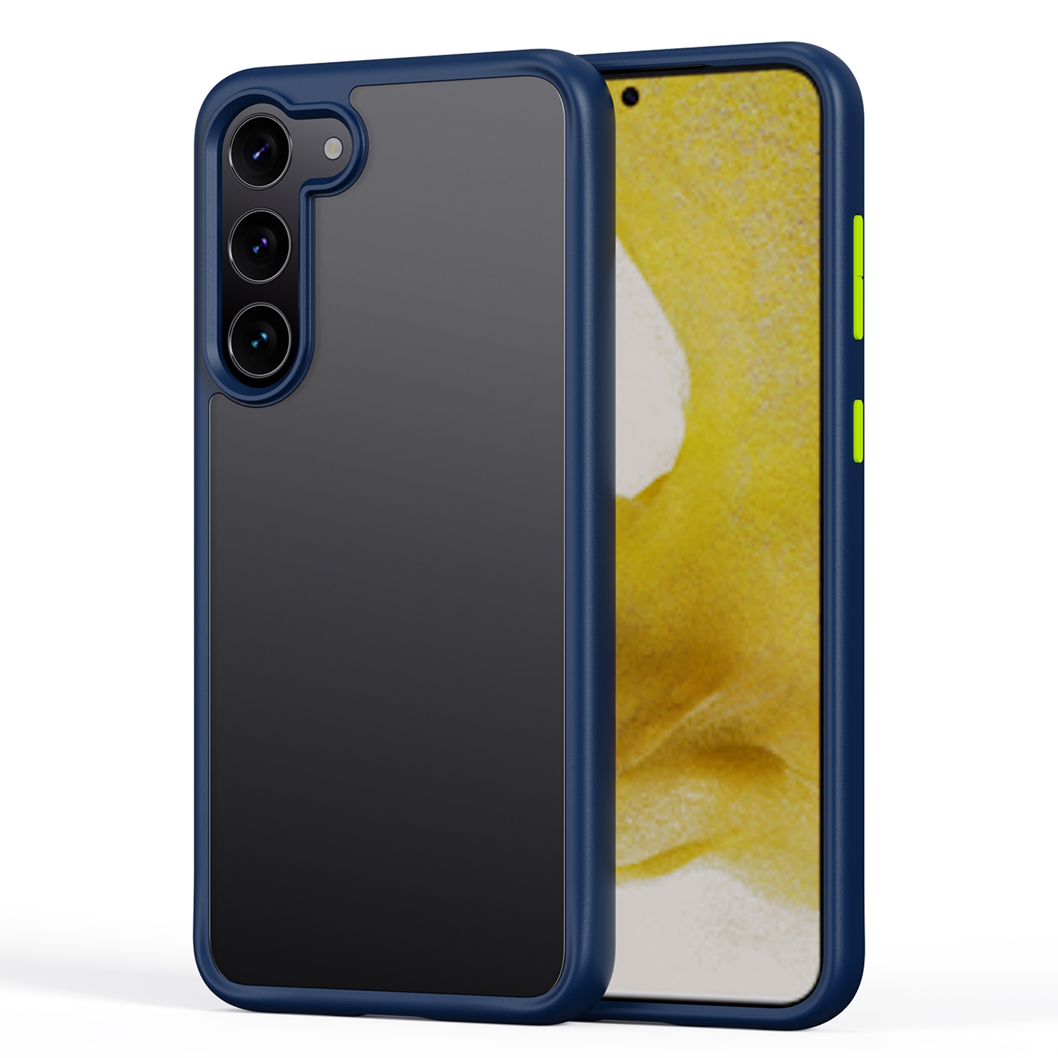 For Samsung Galaxy S23+ 5G Skin Feel Shockproof Phone Case(Blue)