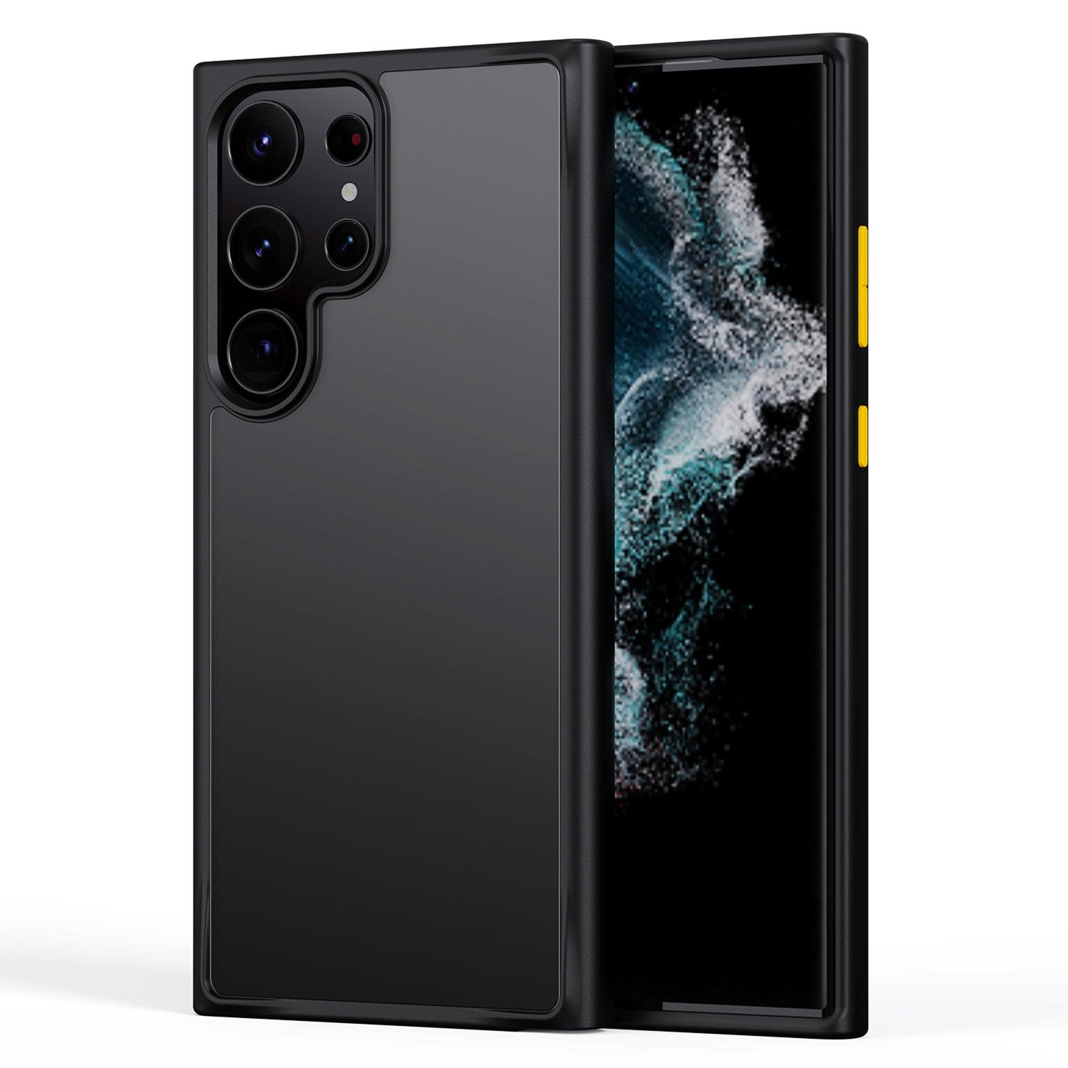 For Samsung Galaxy S23 Ultra 5G Skin Feel Shockproof Phone Case(Black) For Samsung Galaxy S23 Ultra 5G Skin Feel Shockproof Phone Case(Black)
