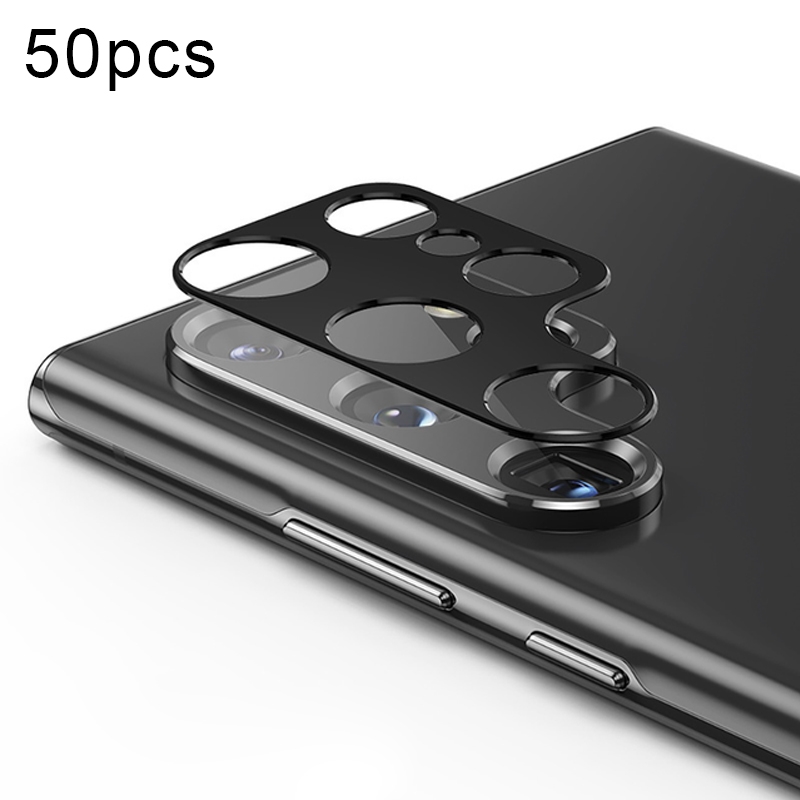 For Samsung Galaxy S22 Ultra 5G 50pcs Integrated Rear Camera Lens Tempered Glass Film(Black) For Samsung Galaxy S22 Ultra 5G 50pcs Integrated Rear Camera Lens Tempered Glass Film(Black)