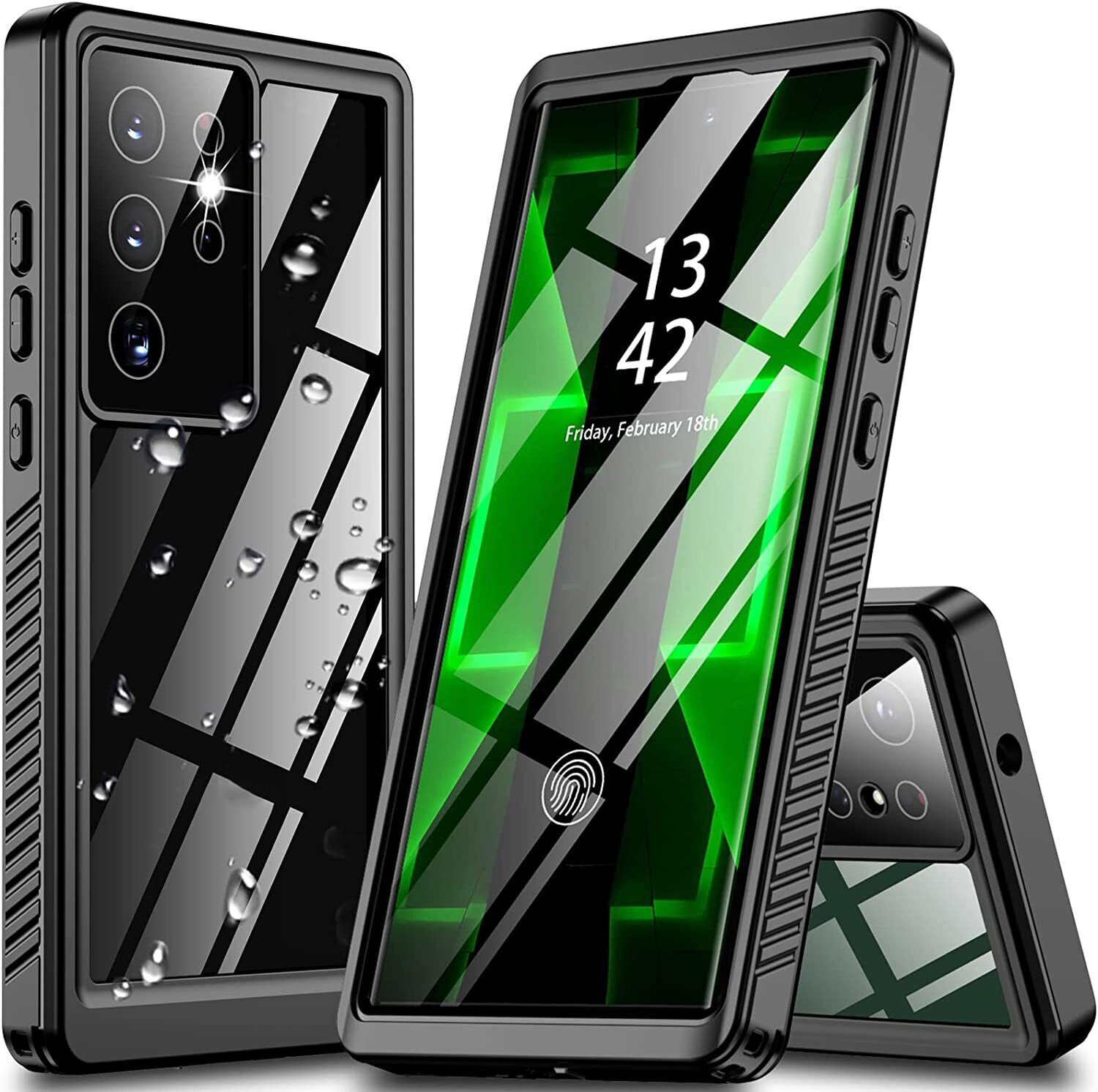 For Samsung Galaxy S23 Ultra 5G RedPepper 360 Full Body Life Waterproof Phone Case(Black) For Samsung Galaxy S23 Ultra 5G RedPepper 360 Full Body Life Waterproof Phone Case(Black)