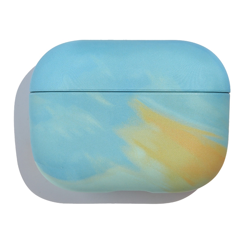 For AirPods Pro Ink Painting Water Sticker PC Earphone Case(Ink Yellow) For AirPods Pro Ink Painting Water Sticker PC Earphone Case(Ink Yellow)