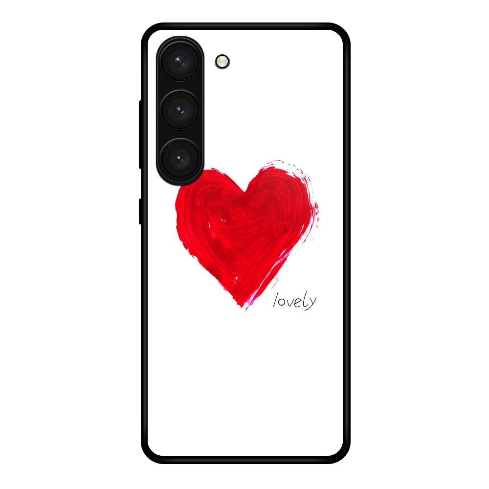 For Samsung Galaxy S23+ 5G Colorful Painted Glass Phone Case(Love) For Samsung Galaxy S23+ 5G Colorful Painted Glass Phone Case(Love)