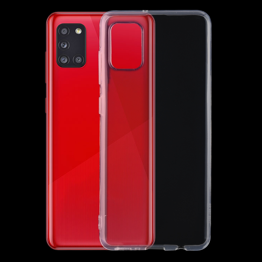 For Galaxy A31 0.5mm Ultra-Thin Transparent TPU Protective Case For Galaxy A31 0.5mm Ultra-Thin Transparent TPU Protective Case