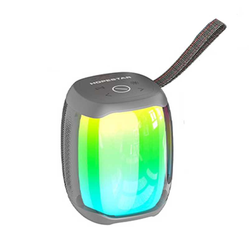 HOPESTAR P50 mini TWS Outdoor RGB Light IPX6 Waterproof Bluetooth Speaker(Grey) HOPESTAR P50 mini TWS Outdoor RGB Light IPX6 Waterproof Bluetooth Speaker(Grey)