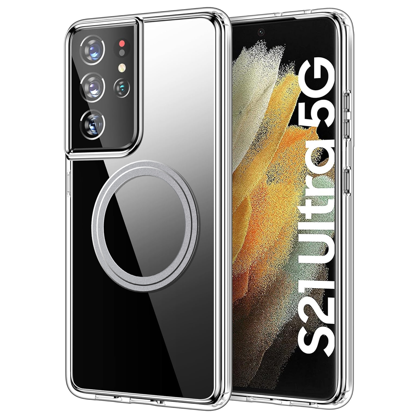 For Samsung Galaxy S21 Ultra 5G Transparent Frosted MagSafe Phone Case For Samsung Galaxy S21 Ultra 5G Transparent Frosted MagSafe Phone Case