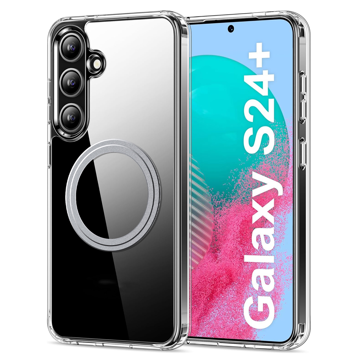 For Samsung Galaxy S24+ 5G Transparent Frosted MagSafe Phone Case For Samsung Galaxy S24+ 5G Transparent Frosted MagSafe Phone Case