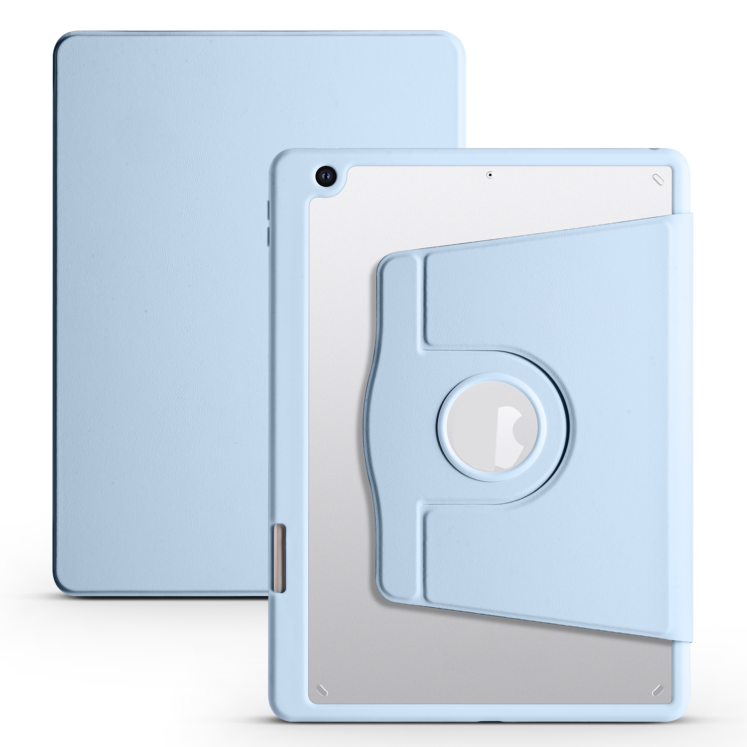 For iPad 10.2 2022 / 2021 / 2020 / 2019 Acrylic 360 Degree Rotation Holder Tablet Leather Case(Ice Blue) For iPad 10.2 2022 / 2021 / 2020 / 2019 Acrylic 360 Degree Rotation Holder Tablet Leather Case(Ice Blue)