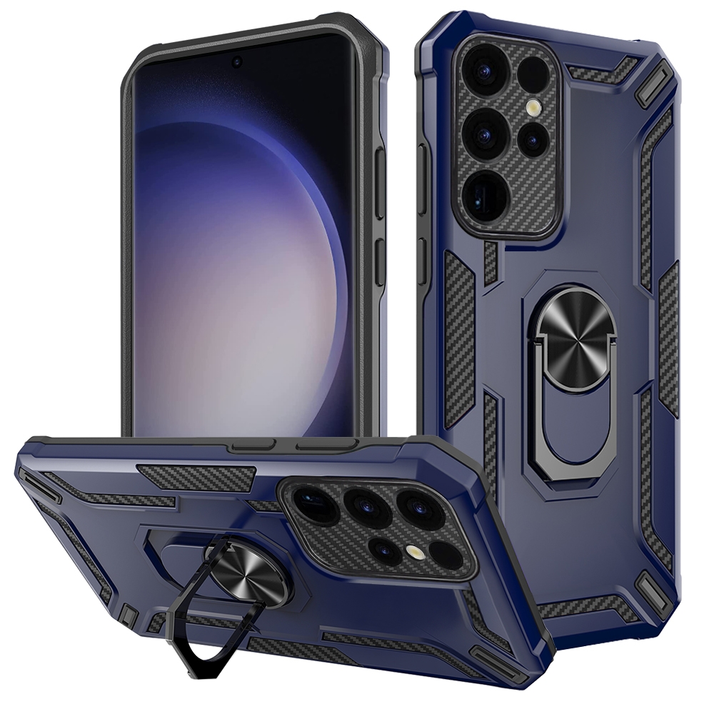 For Samsung Galaxy S23 Ultra 5G Warship Armor 2 in 1 Shockproof Phone Case(Royal Blue) For Samsung Galaxy S23 Ultra 5G Warship Armor 2 in 1 Shockproof Phone Case(Royal Blue)