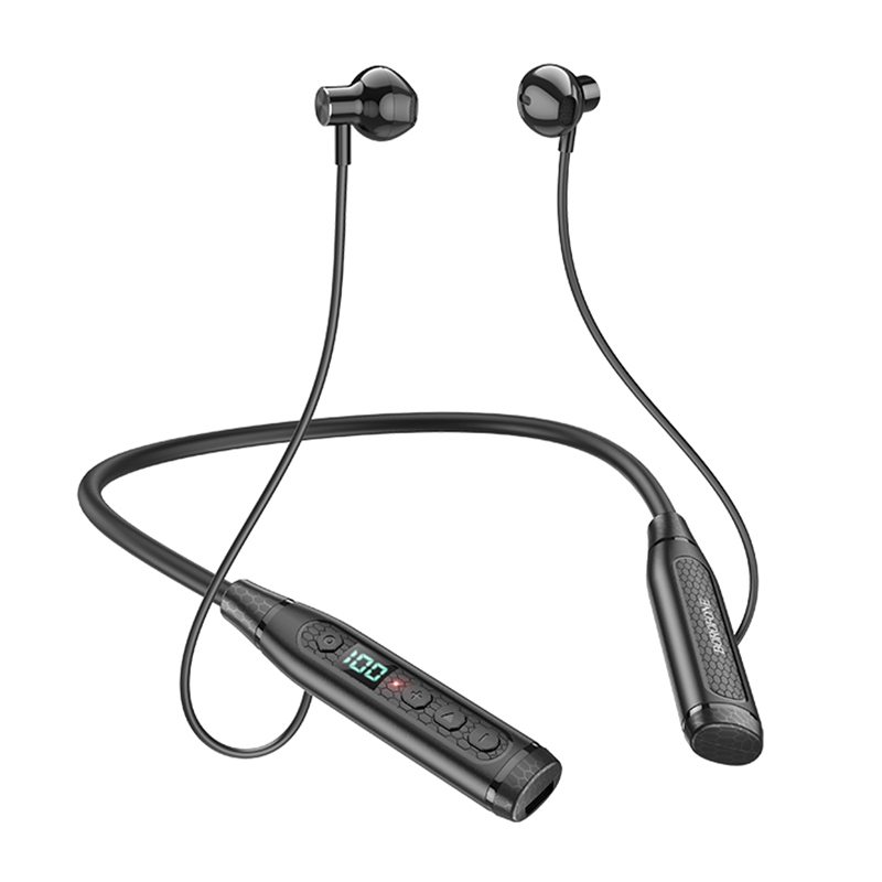 Borofone BE61 Bluetooth 5.3 Yuedi Neck-mounted Bluetooth Earphone(Black) Borofone BE61 Bluetooth 5.3 Yuedi Neck-mounted Bluetooth Earphone(Black)