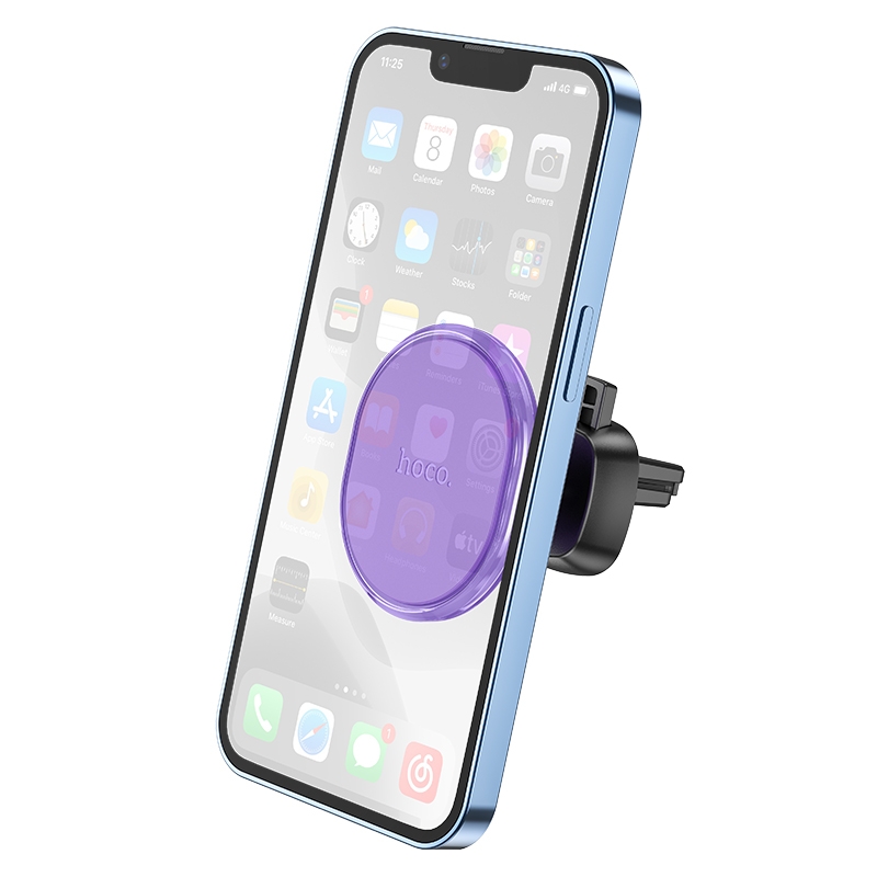 hoco H1 Car Air Outlet Magnetic Phone Holder(Purple) hoco H1 Car Air Outlet Magnetic Phone Holder(Purple)