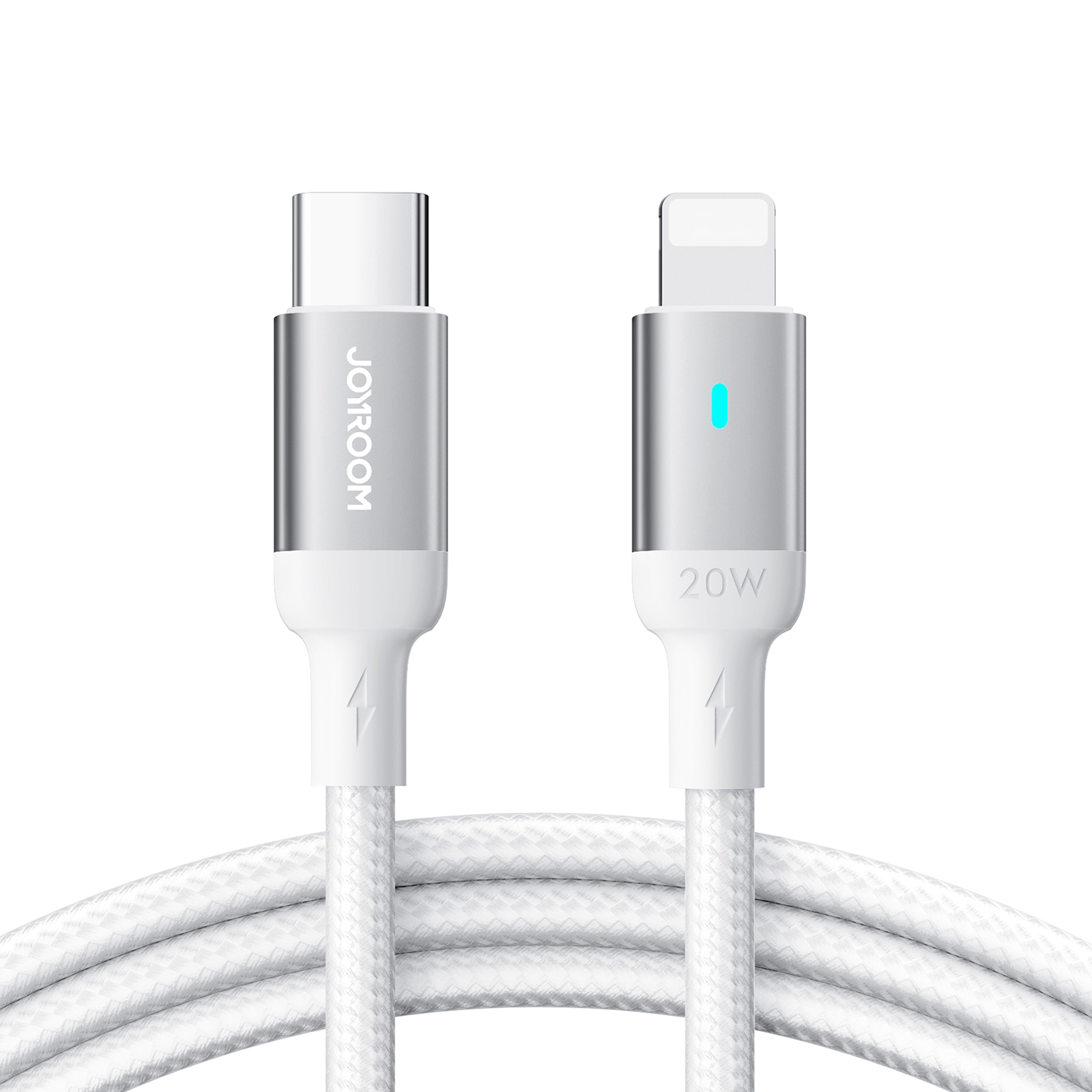JOYROOM S-CL020A10 Extraordinary Series 20W USB-C / Type-C to 8 Pin Fast Charging Data Cable, Cable Length:3m(White)