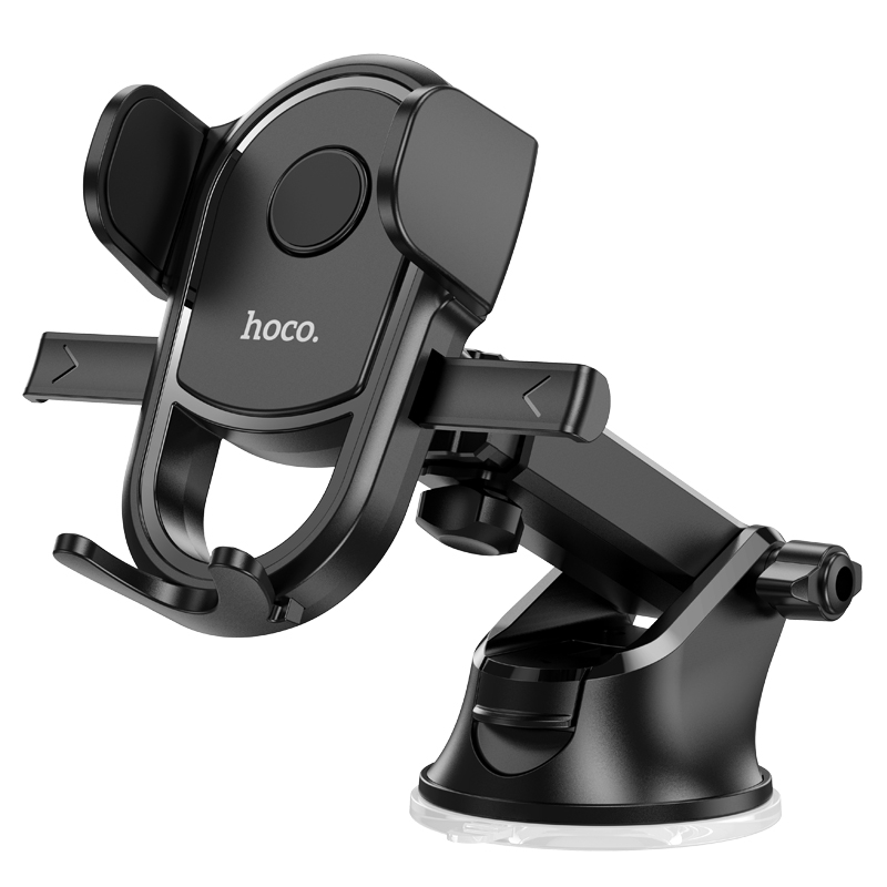 hoco H5 One-button Center Console Car Holder(Black) hoco H5 One-button Center Console Car Holder(Black)