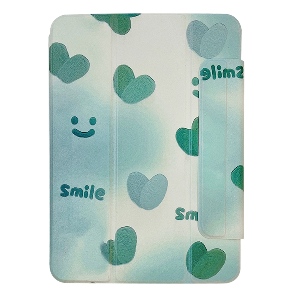 Pen Slot Magnetic Painted Detachable Tablet Leather Case For iPad 10.2 2021 / 2020 / 2019(Heart) Pen Slot Magnetic Painted Detachable Tablet Leather Case For iPad 10.2 2021 / 2020 / 2019(Heart)