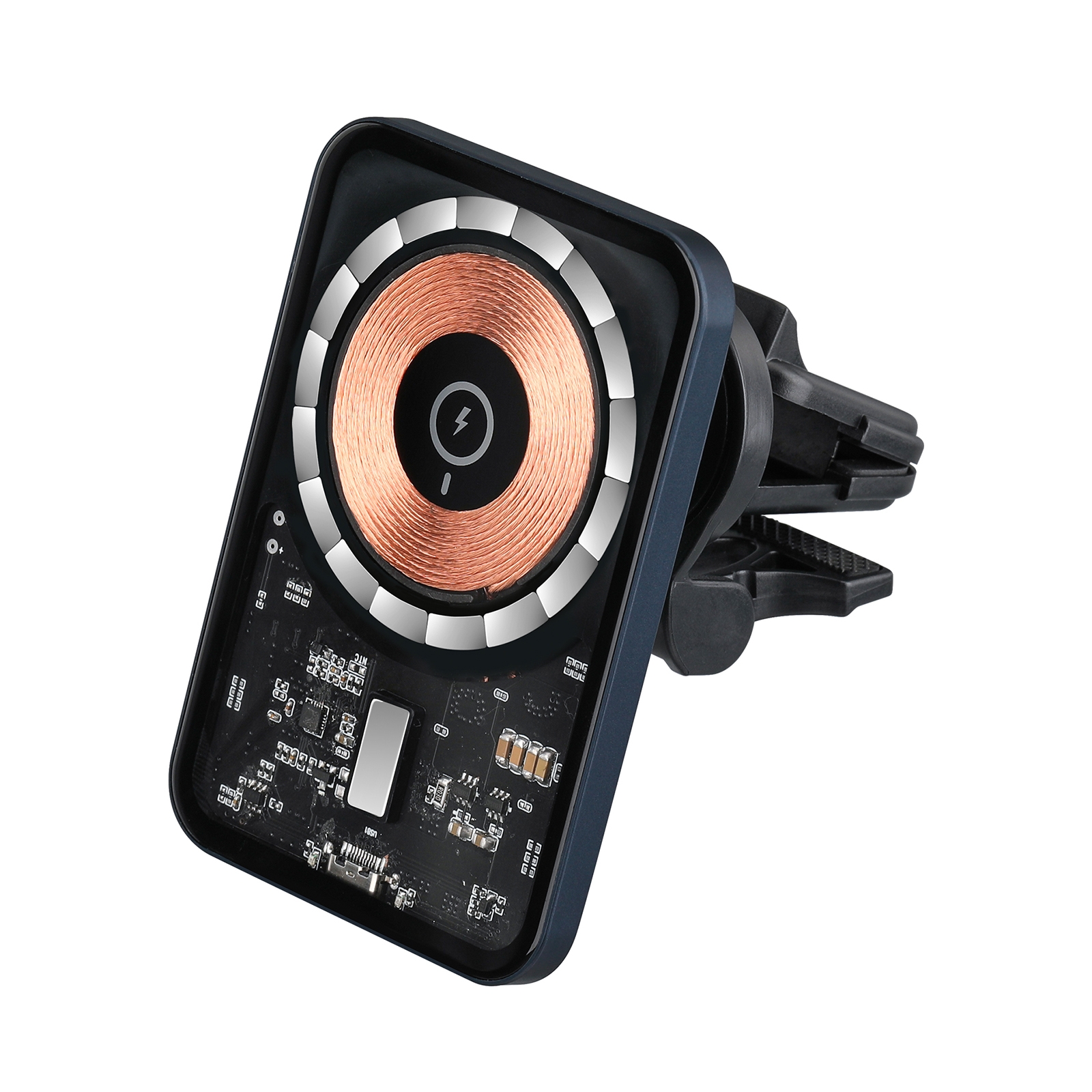 X6F Transparent Magnetic Air Vent Wireless Car Charger X6F Transparent Magnetic Air Vent Wireless Car Charger