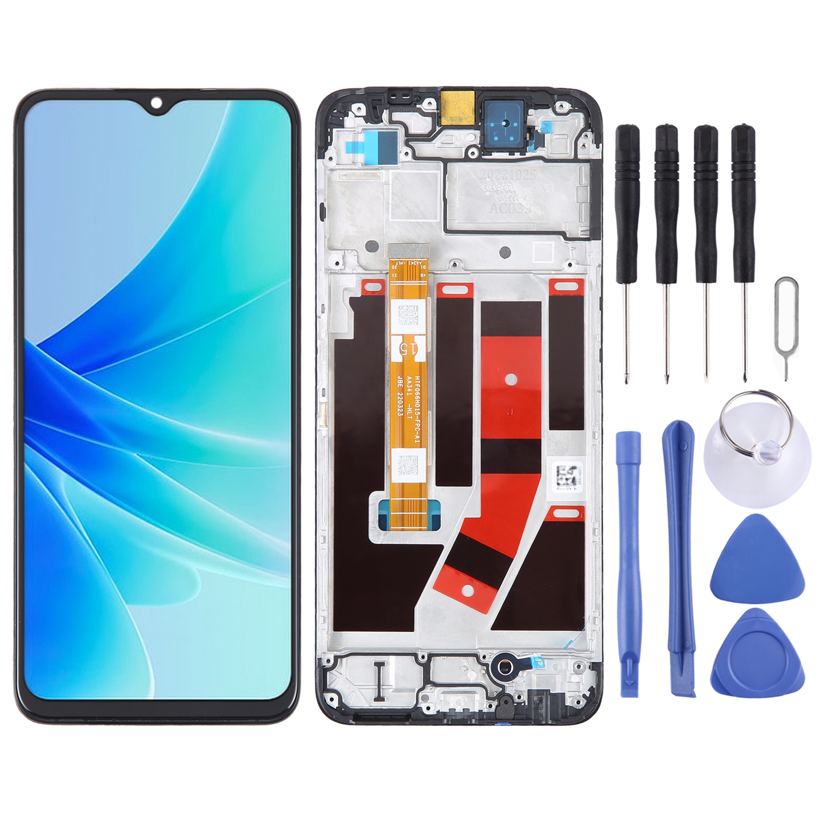 OEM LCD Screen For OPPO A57 4G Digitizer Full Assembly With Frame