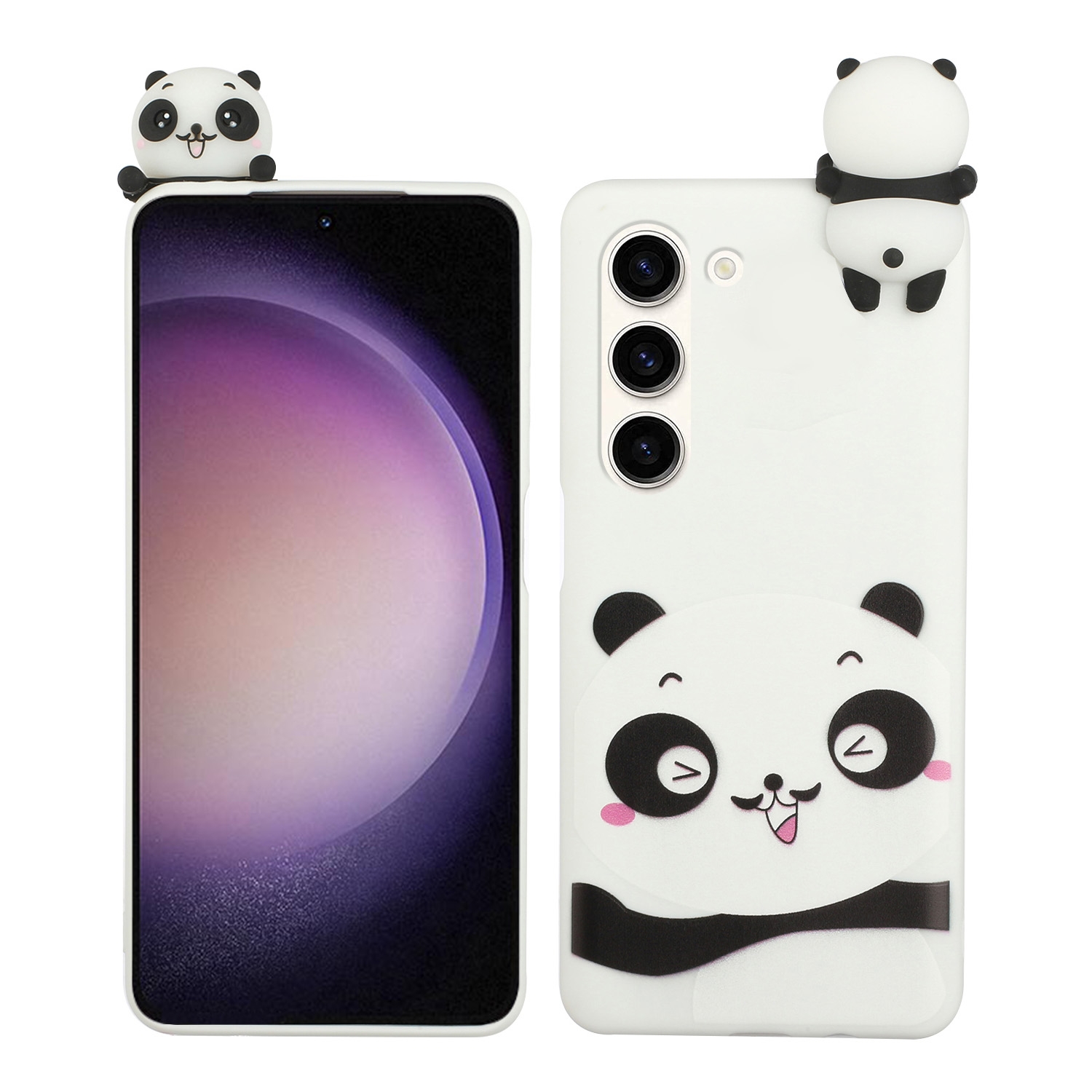For Samsung Galaxy S23+ 5G Shockproof Cartoon TPU Phone Case(Shy Panda) For Samsung Galaxy S23+ 5G Shockproof Cartoon TPU Phone Case(Shy Panda)
