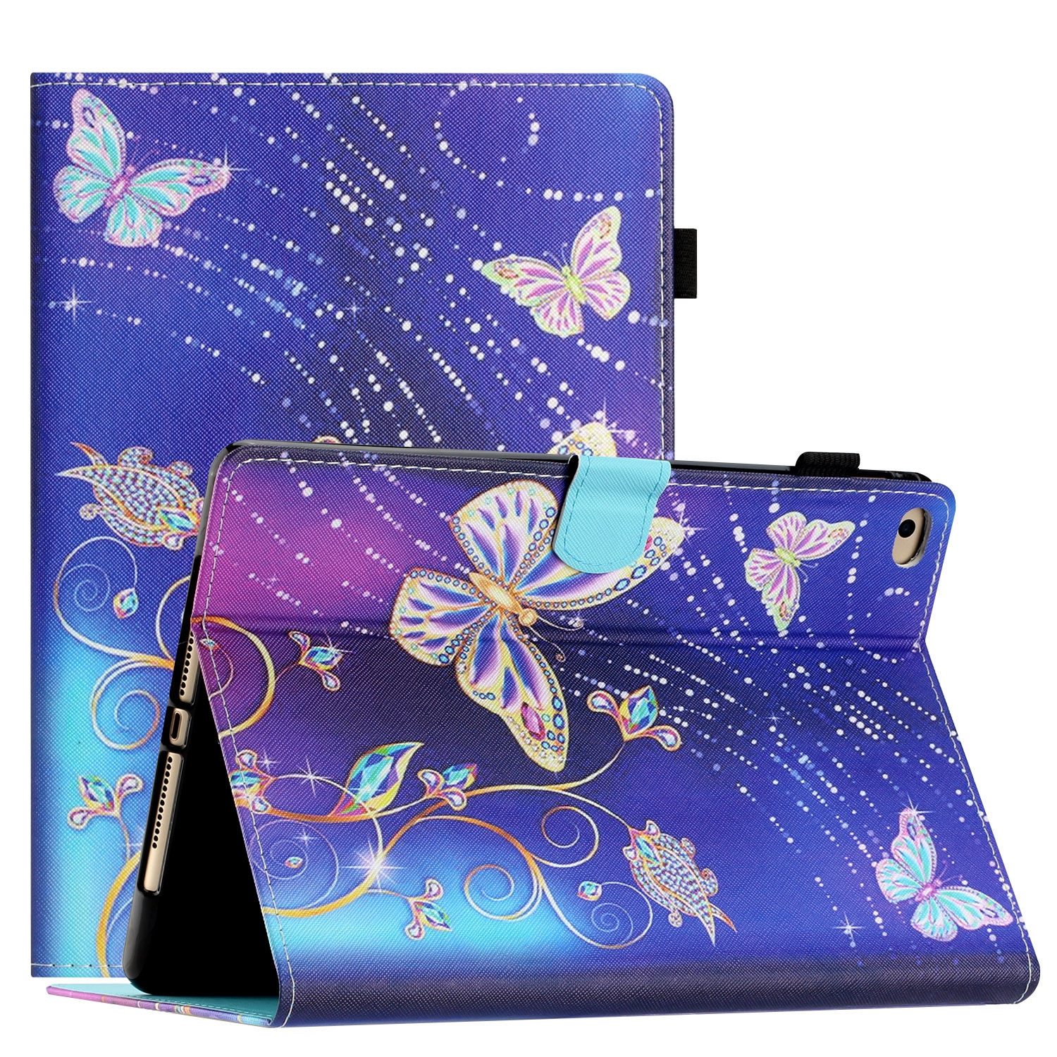 For iPad 9.7 2017&2018/Air 2/Air Coloured Drawing Stitching Smart Leather Tablet Case(Butterfly) For iPad 9.7 2017&2018/Air 2/Air Coloured Drawing Stitching Smart Leather Tablet Case(Butterfly)