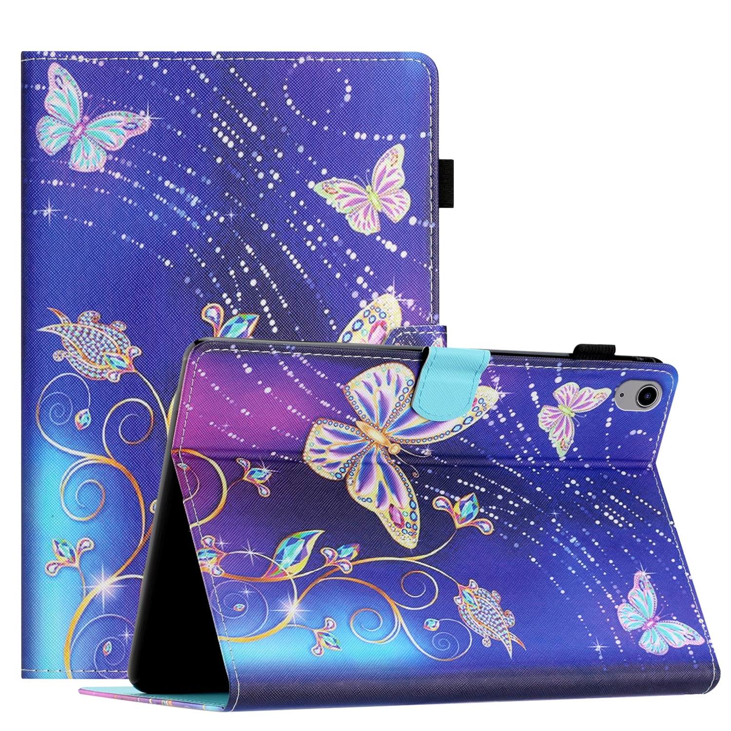 For iPad mini 2024 / mini 6 Coloured Drawing Stitching Smart Leather Tablet Case(Butterfly) For iPad mini 2024 / mini 6 Coloured Drawing Stitching Smart Leather Tablet Case(Butterfly)