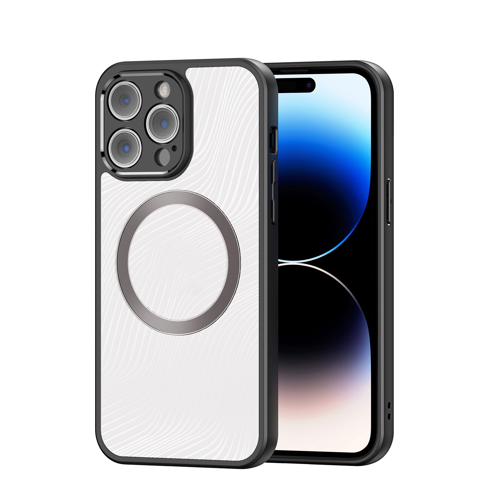 For iPhone 14 Pro DUX DUCIS Aimo Mag Series TPU + PC MagSafe Frosted Feel Phone Case(Black) For iPhone 14 Pro DUX DUCIS Aimo Mag Series TPU + PC MagSafe Frosted Feel Phone Case(Black)