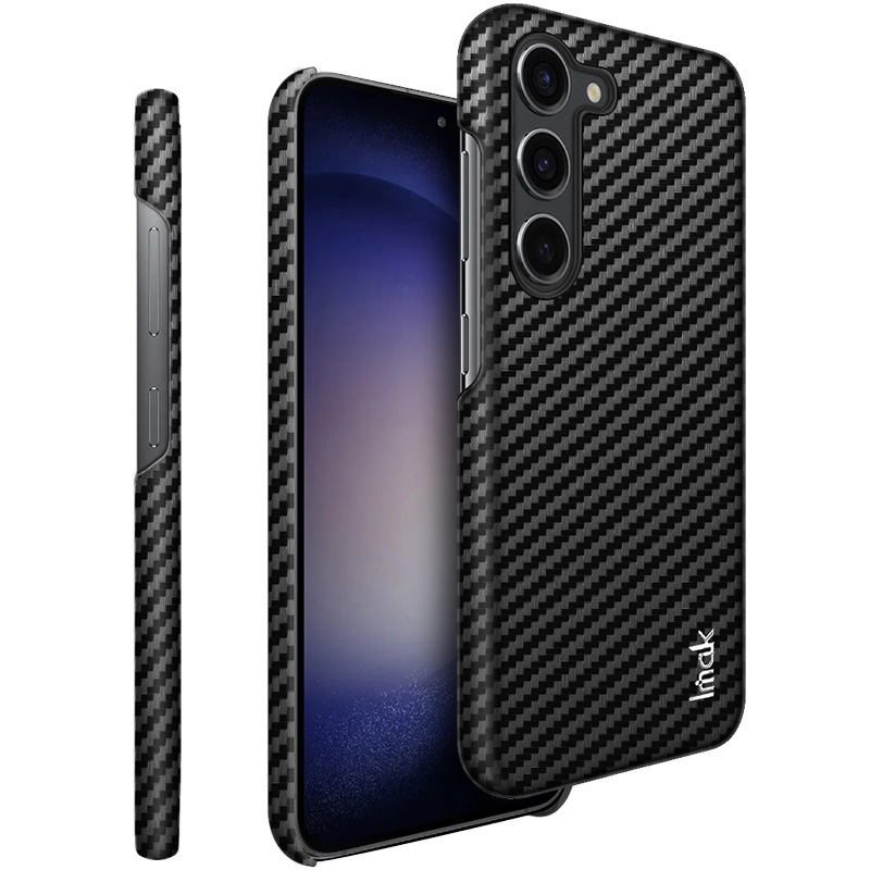 For Samsung Galaxy S23+ 5G imak Ruiyi Series Carbon Fiber PU + PC Phone Case(Black) For Samsung Galaxy S23+ 5G imak Ruiyi Series Carbon Fiber PU + PC Phone Case(Black)