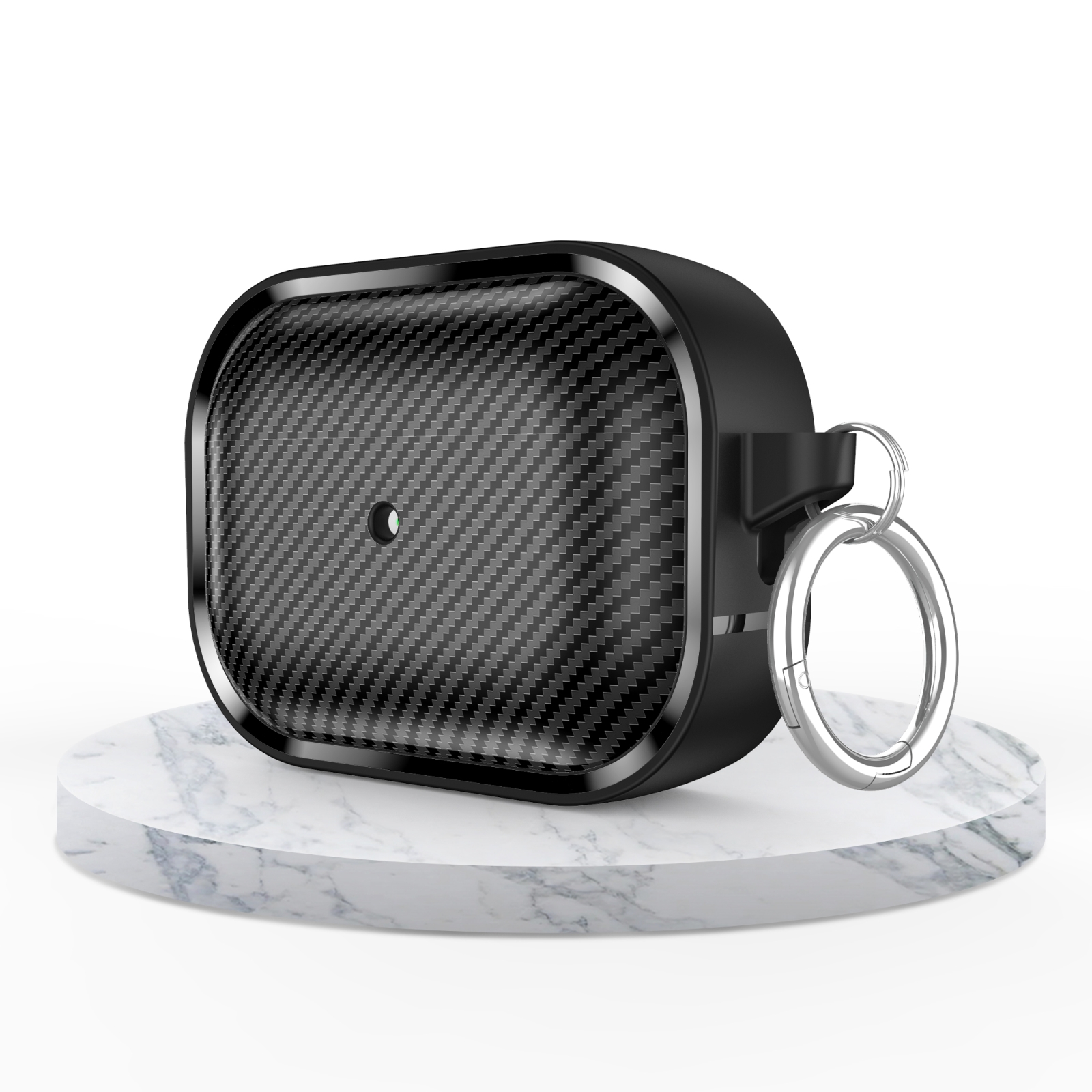 For AirPods Pro 2 Photo Frame Carbon Fiber Series Earphone Case(Black) For AirPods Pro 2 Photo Frame Carbon Fiber Series Earphone Case(Black)