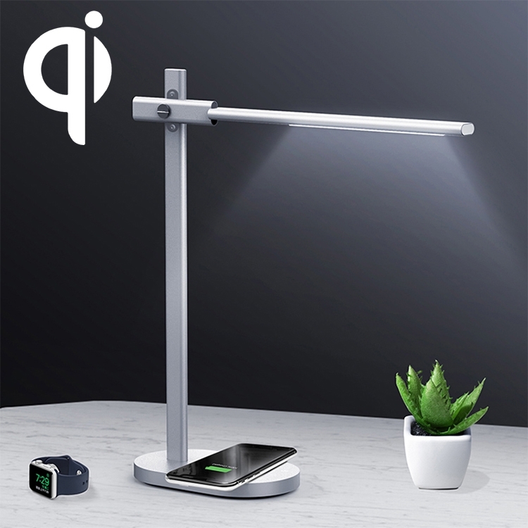 Momax QL1 2 in 1 Qi Standard Fast Charging Wireless Charger LED Desk Lamp, US Plug(White) Momax QL1 2 in 1 Qi Standard Fast Charging Wireless Charger LED Desk Lamp, US Plug(White)