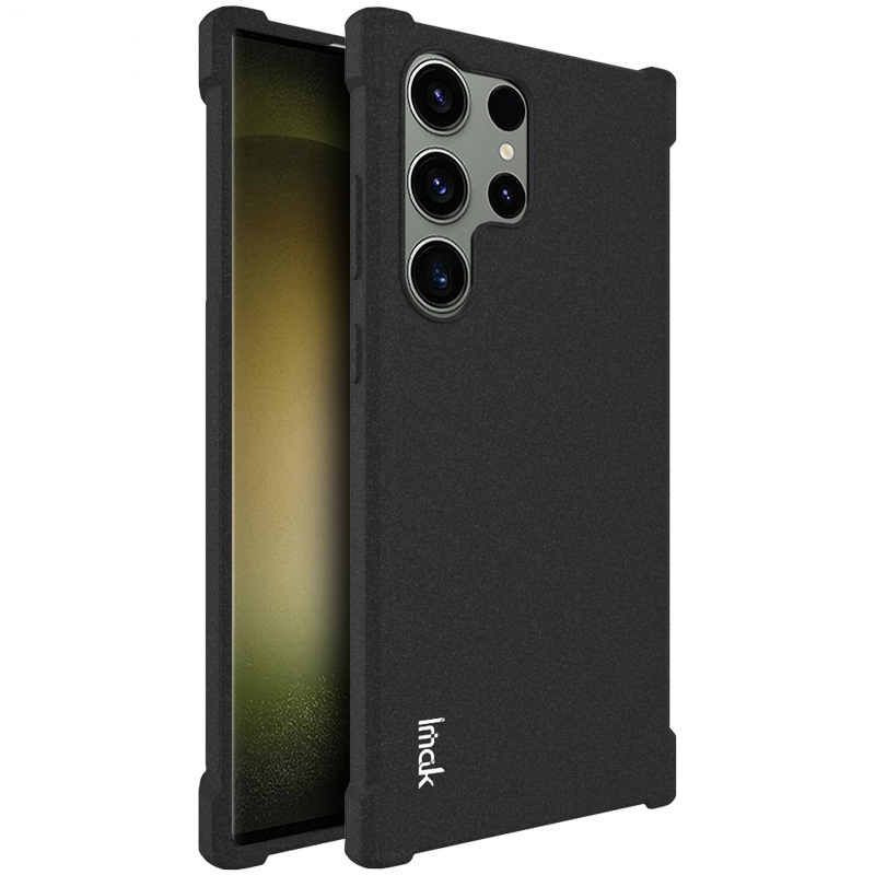 For Samsung Galaxy S23 Ultra 5G imak Shockproof Airbag TPU Phone Case(Matte Black) For Samsung Galaxy S23 Ultra 5G imak Shockproof Airbag TPU Phone Case(Matte Black)