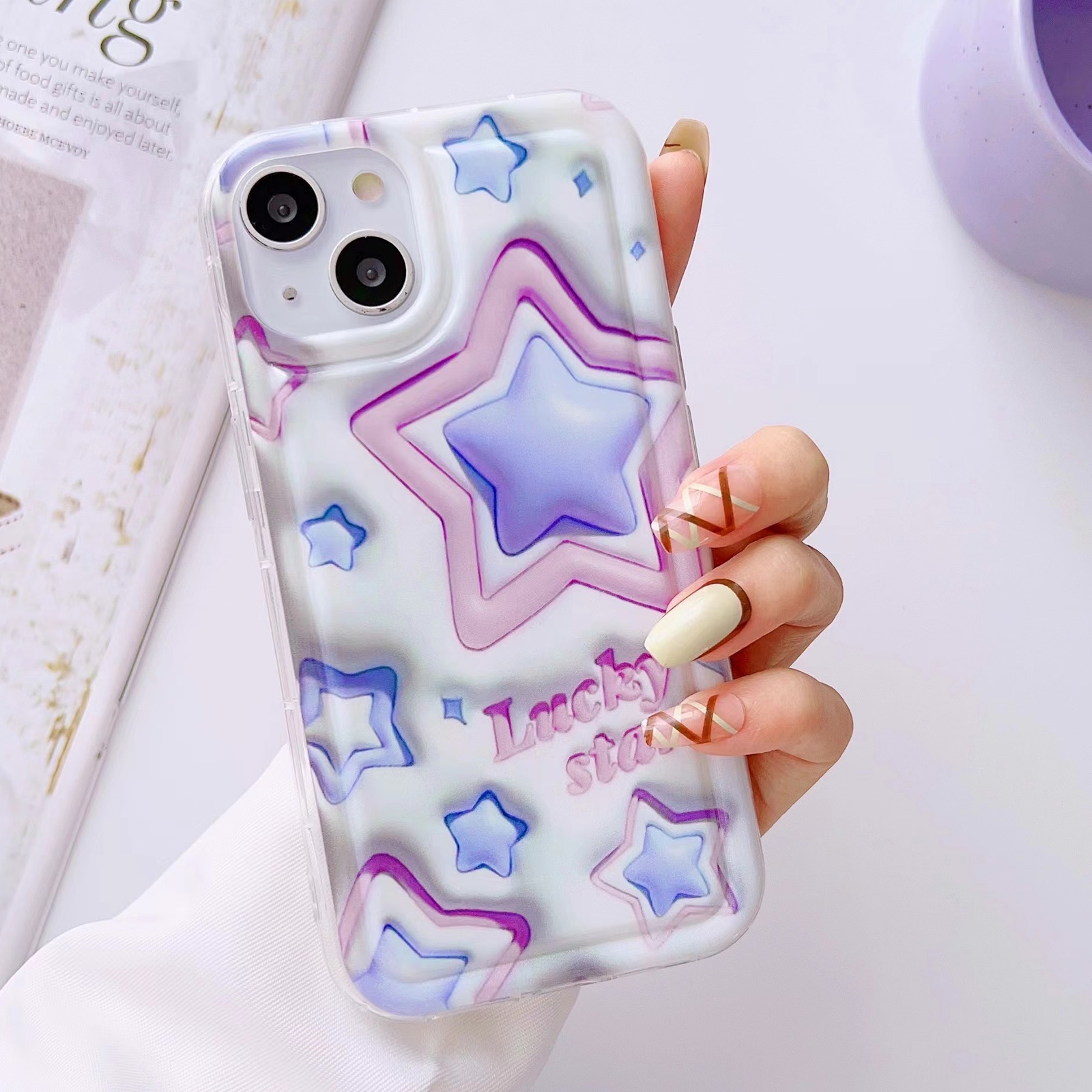 For iPhone 13 Airbag TPU Phone Case(Stars) For iPhone 13 Airbag TPU Phone Case(Stars)