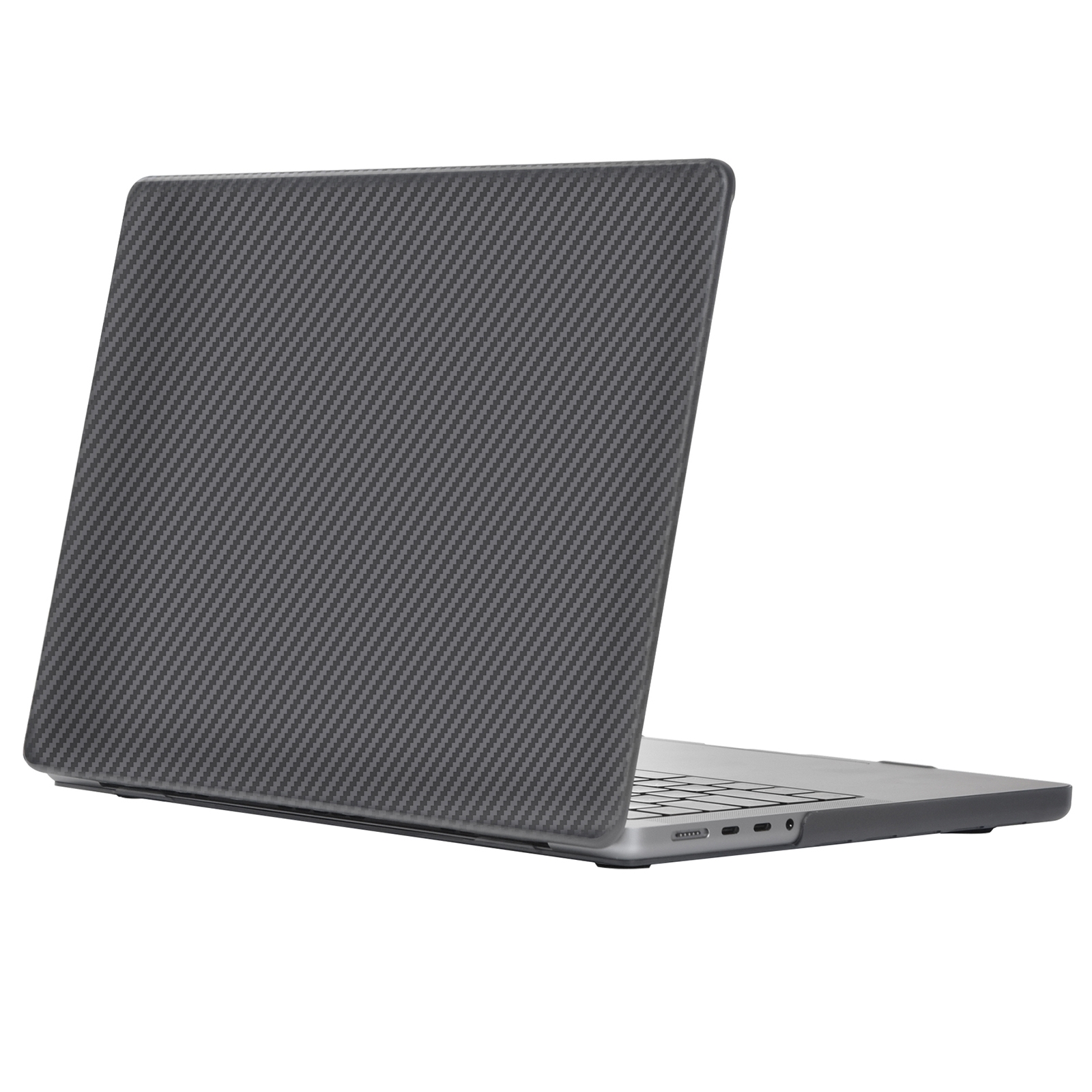 For MacBook Pro 13.3 inch 2022 / 2020 WIWU Ikavlar Crystal Shield Carbon Fiber Texture Laptop Case(Transparent Black) For MacBook Pro 13.3 inch 2022 / 2020 WIWU Ikavlar Crystal Shield Carbon Fiber Texture Laptop Case(Transparent Black)