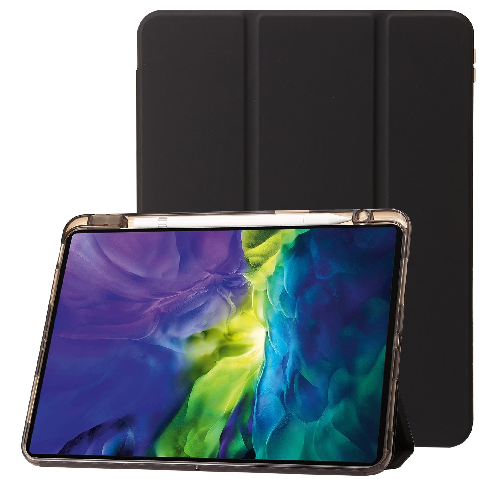 Clear Acrylic Leather Tablet Case For iPad Air 13 2024 / Pro 12.9 2022/ 2021 / 2020 / 2018(Black) Clear Acrylic Leather Tablet Case For iPad Air 13 2024 / Pro 12.9 2022/ 2021 / 2020 / 2018(Black)