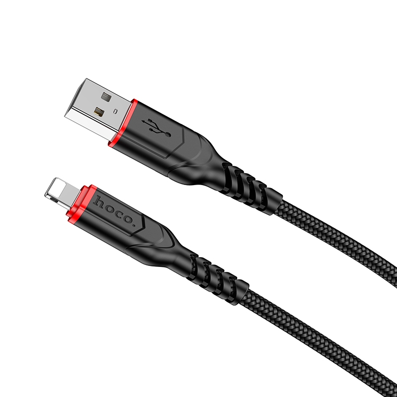 hoco X59 Victory 2.4A USB to 8 Pin Charging Data Dable, Length:2m(Black) hoco X59 Victory 2.4A USB to 8 Pin Charging Data Dable, Length:2m(Black)