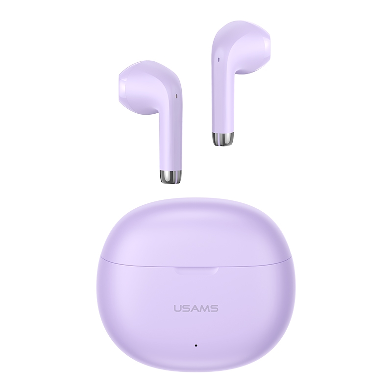 USAMS YO17 TWS Half In-Ear Wireless Bluetooth Earphone(Purple) USAMS YO17 TWS Half In-Ear Wireless Bluetooth Earphone(Purple)
