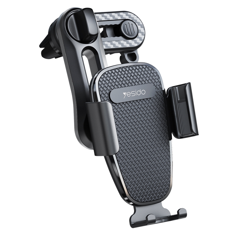 Yesido C105 Car Air Outlet Dual Clip Mobile Phone Navigation Holder(Black) Yesido C105 Car Air Outlet Dual Clip Mobile Phone Navigation Holder(Black)