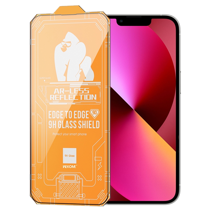 For iPhone 13 WK WTP-069 King Kong Vacha 9D Curved AR HD Tempered Glass Film(Black) For iPhone 13 WK WTP-069 King Kong Vacha 9D Curved AR HD Tempered Glass Film(Black)