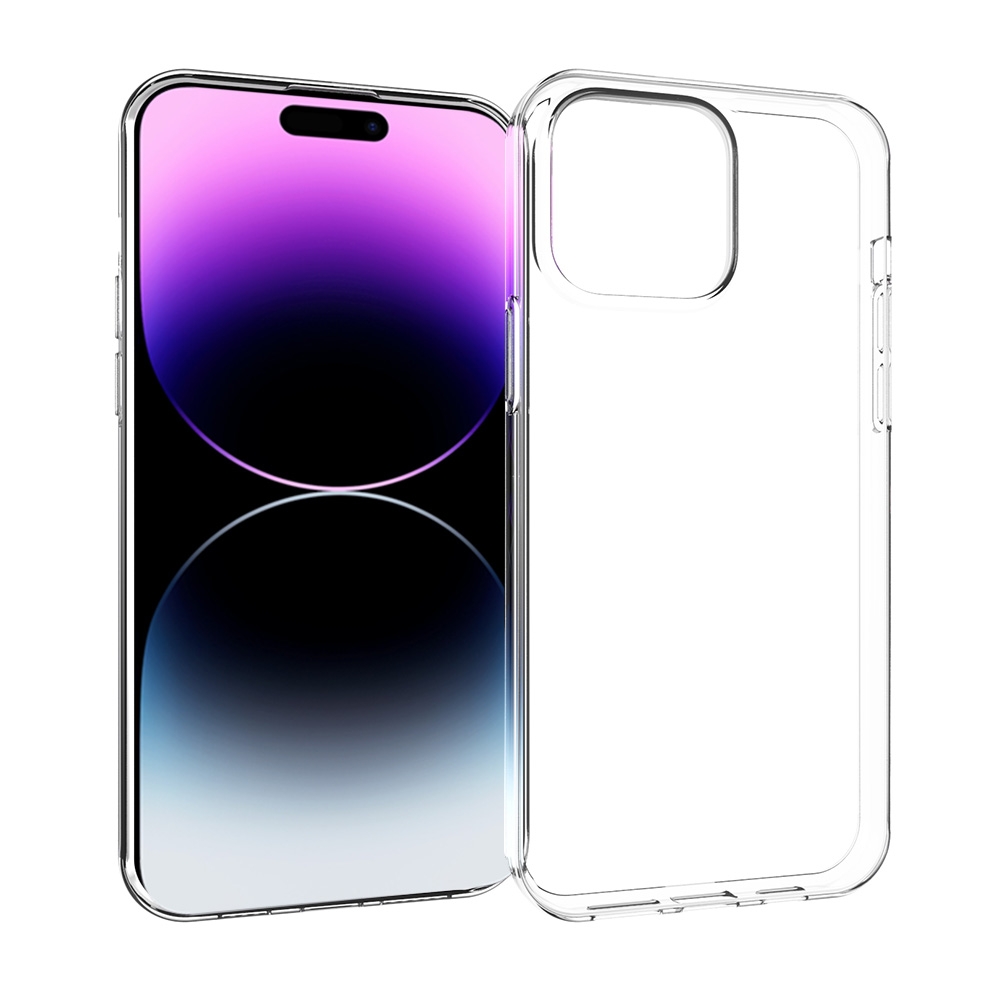 For iPhone 15 Pro Max Waterproof Texture TPU Phone Case(Transparent)