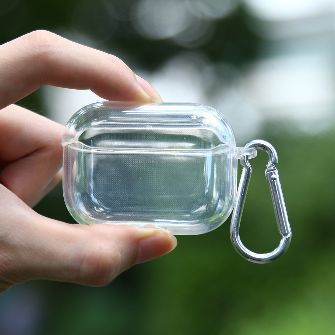 For AirPods Pro Transparent TPU Soft Earphone Protective Case with Hook For AirPods Pro Transparent TPU Soft Earphone Protective Case with Hook