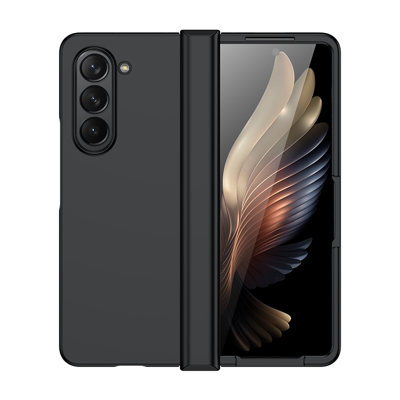 For Samsung Galaxy Z Fold5 Skin Feel PC Phone Case with Hinge(Black) For Samsung Galaxy Z Fold5 Skin Feel PC Phone Case with Hinge(Black)