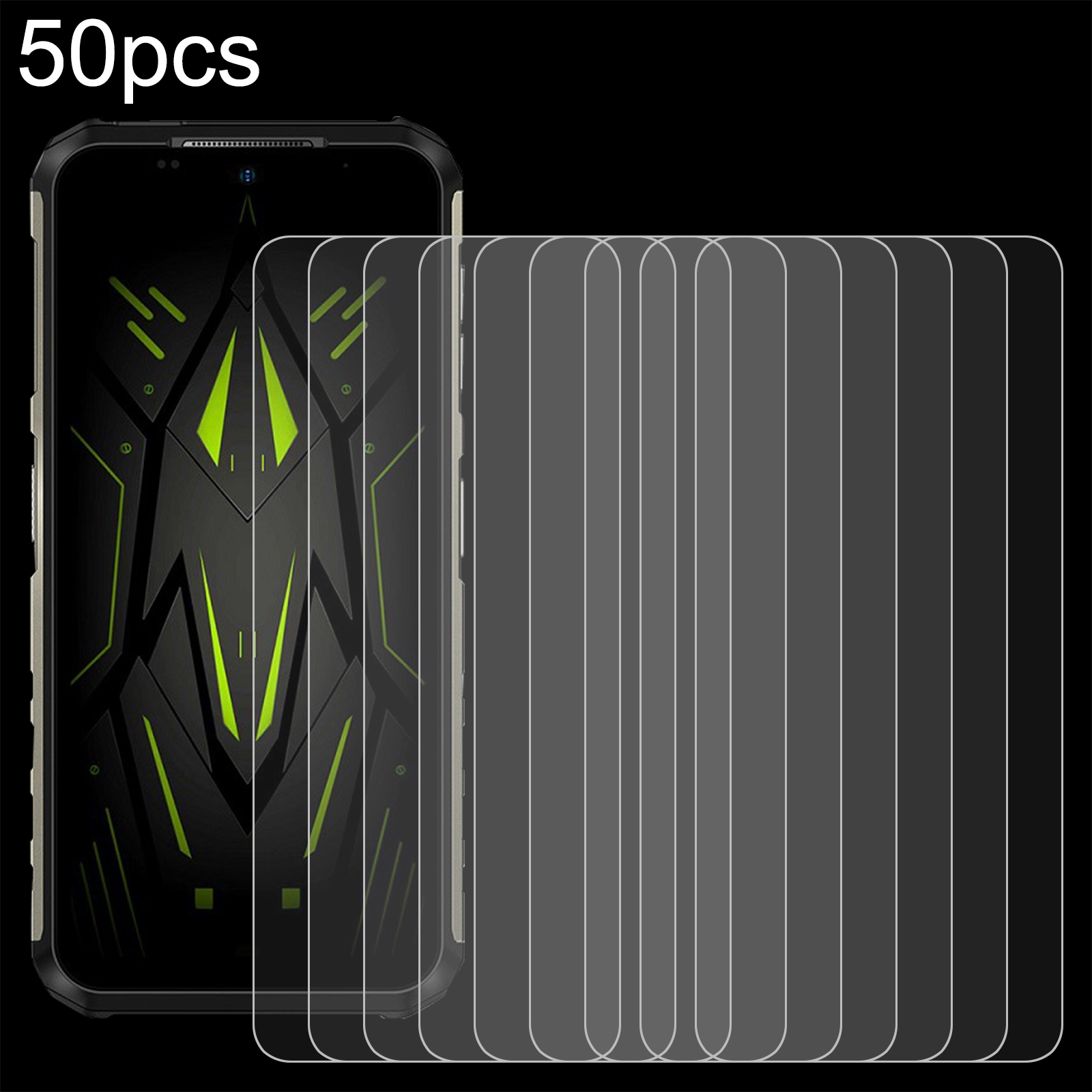 For Ulefone Armor 22 50pcs 0.26mm 9H 2.5D Tempered Glass Film